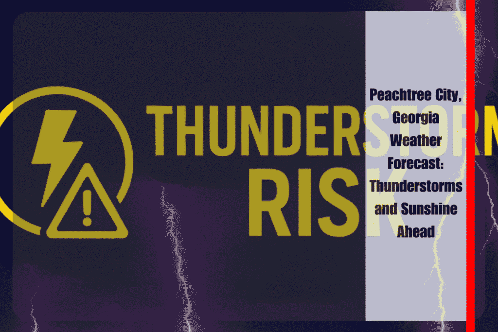 Peachtree City, Georgia Weather Forecast Thunderstorms and Sunshine Ahead