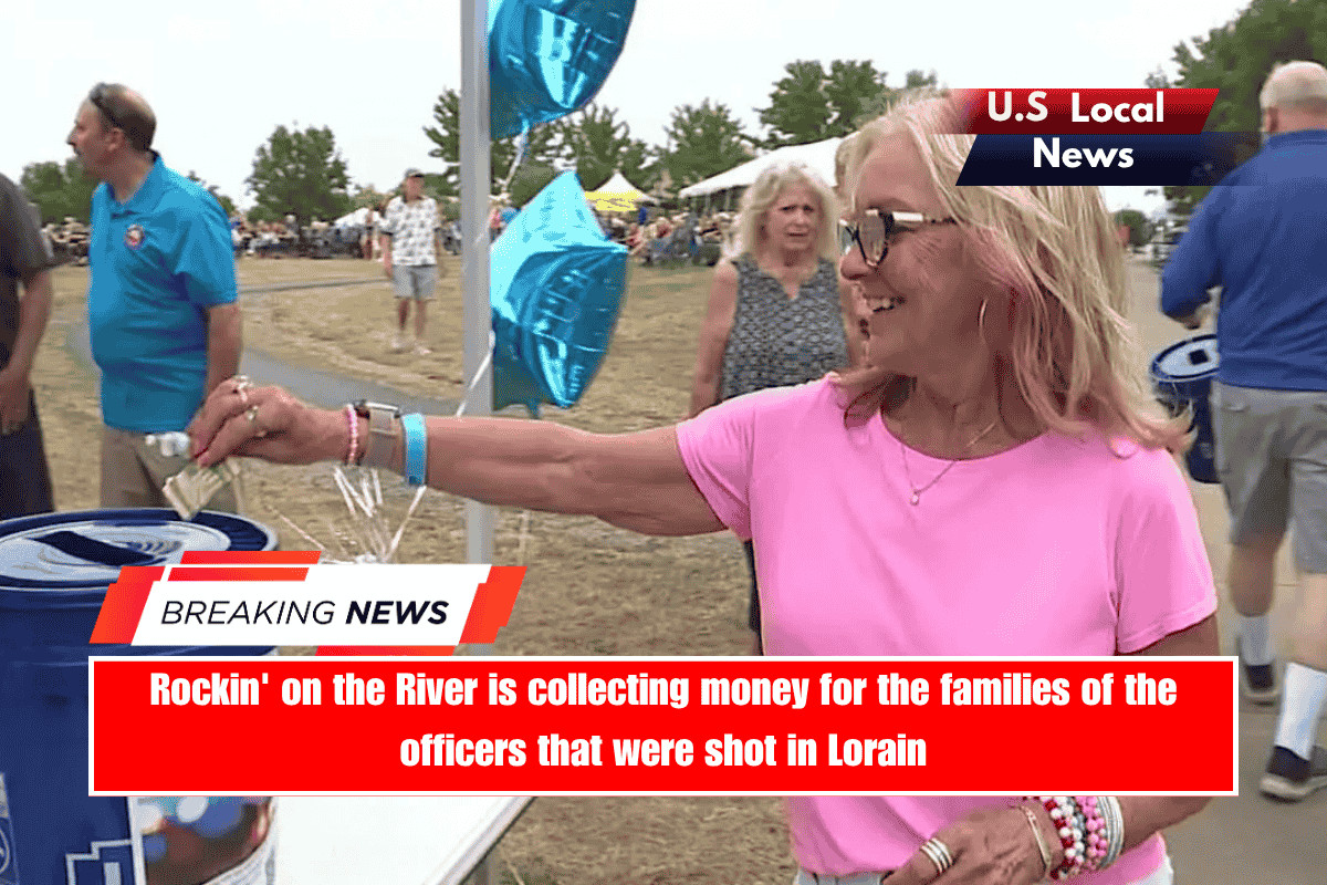 Rockin' on the River is collecting money for the families of the officers that were shot in Lorain