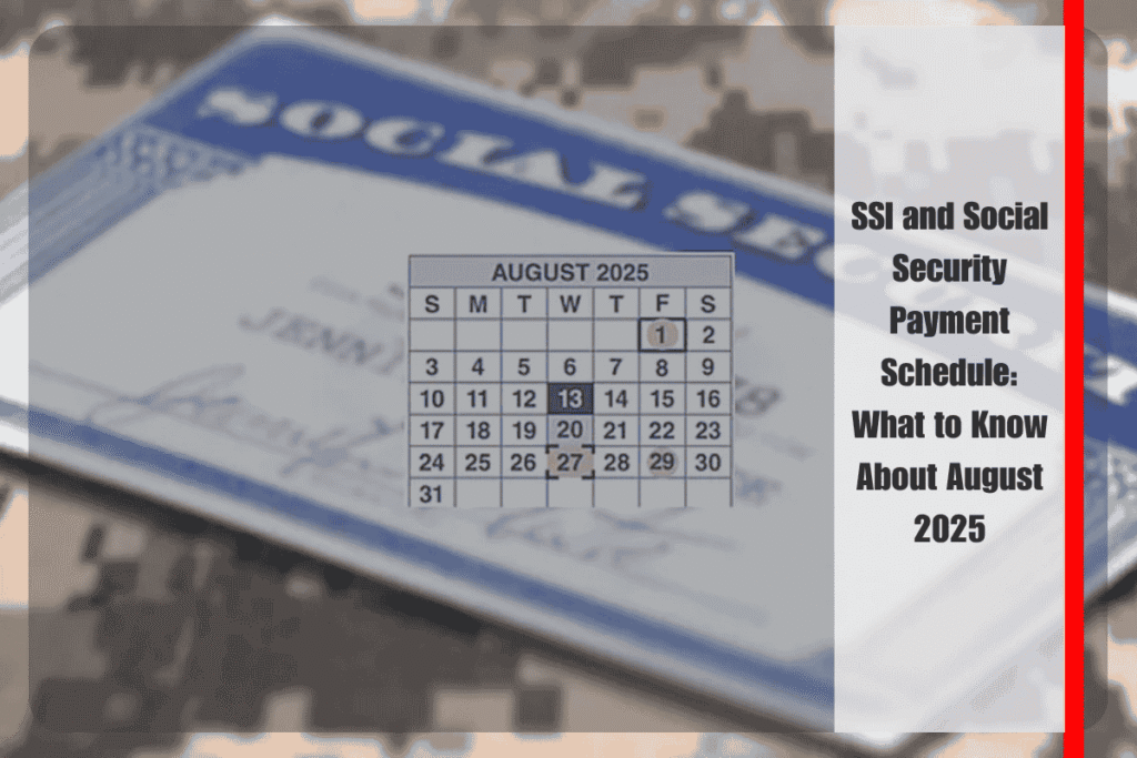 SSI and Social Security Payment Schedule What to Know About August 2025