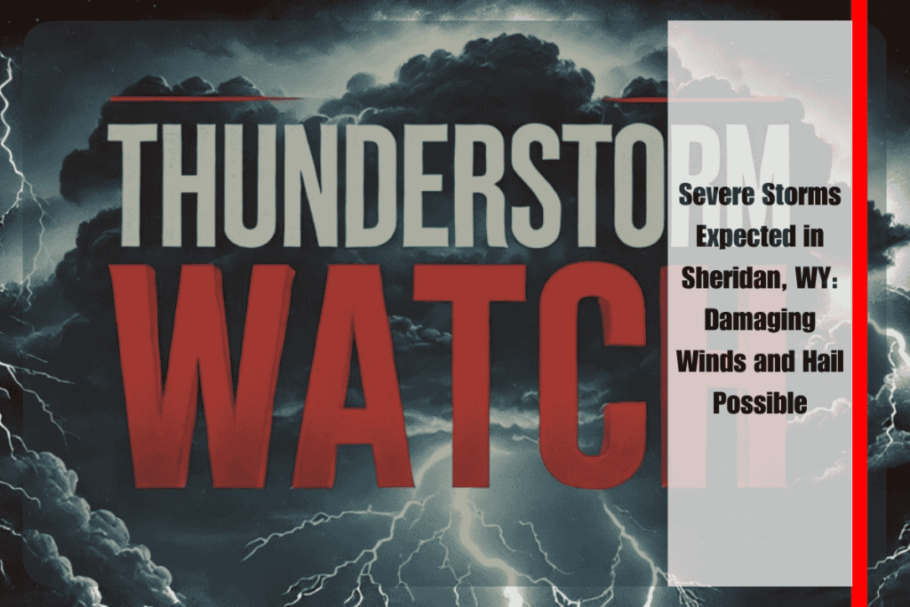 Severe Storms Expected in Sheridan, WY Damaging Winds and Hail Possible