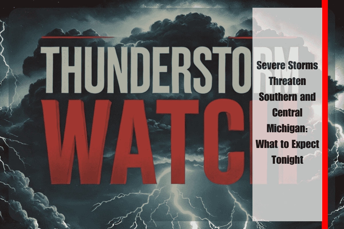 Severe Storms Threaten Southern and Central Michigan What to Expect Tonight