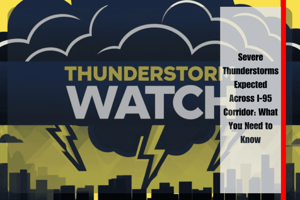 Severe Thunderstorms Expected Across I-95 Corridor What You Need to Know