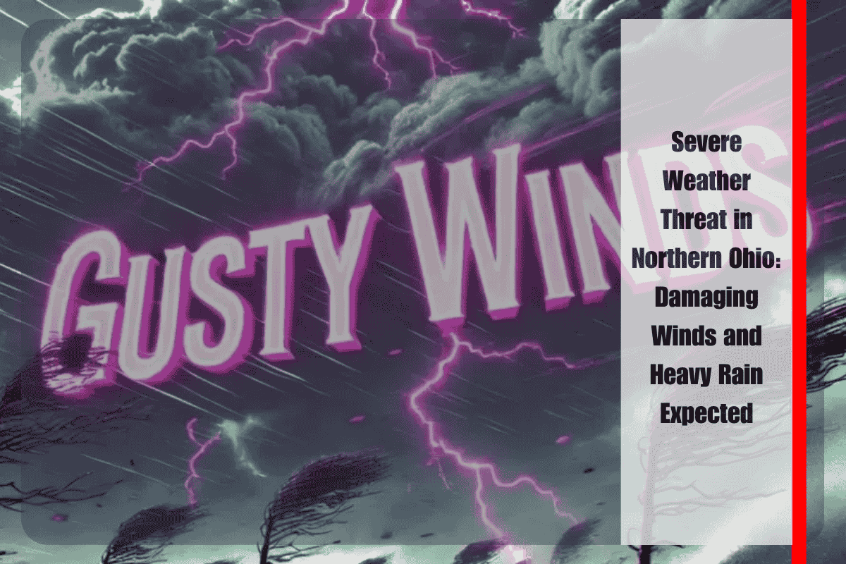 Severe Weather Threat in Northern Ohio Damaging Winds and Heavy Rain Expected