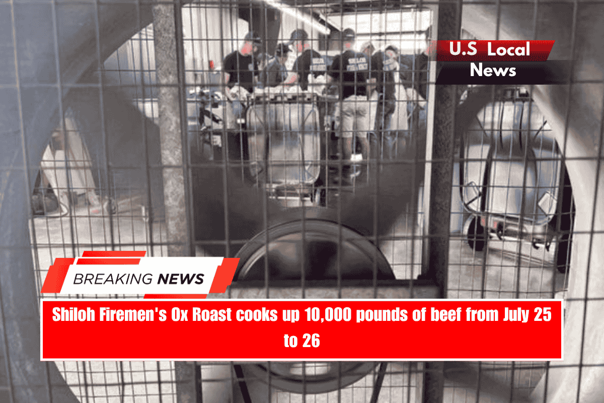 Shiloh Firemen's Ox Roast cooks up 10,000 pounds of beef from July 25 to 26