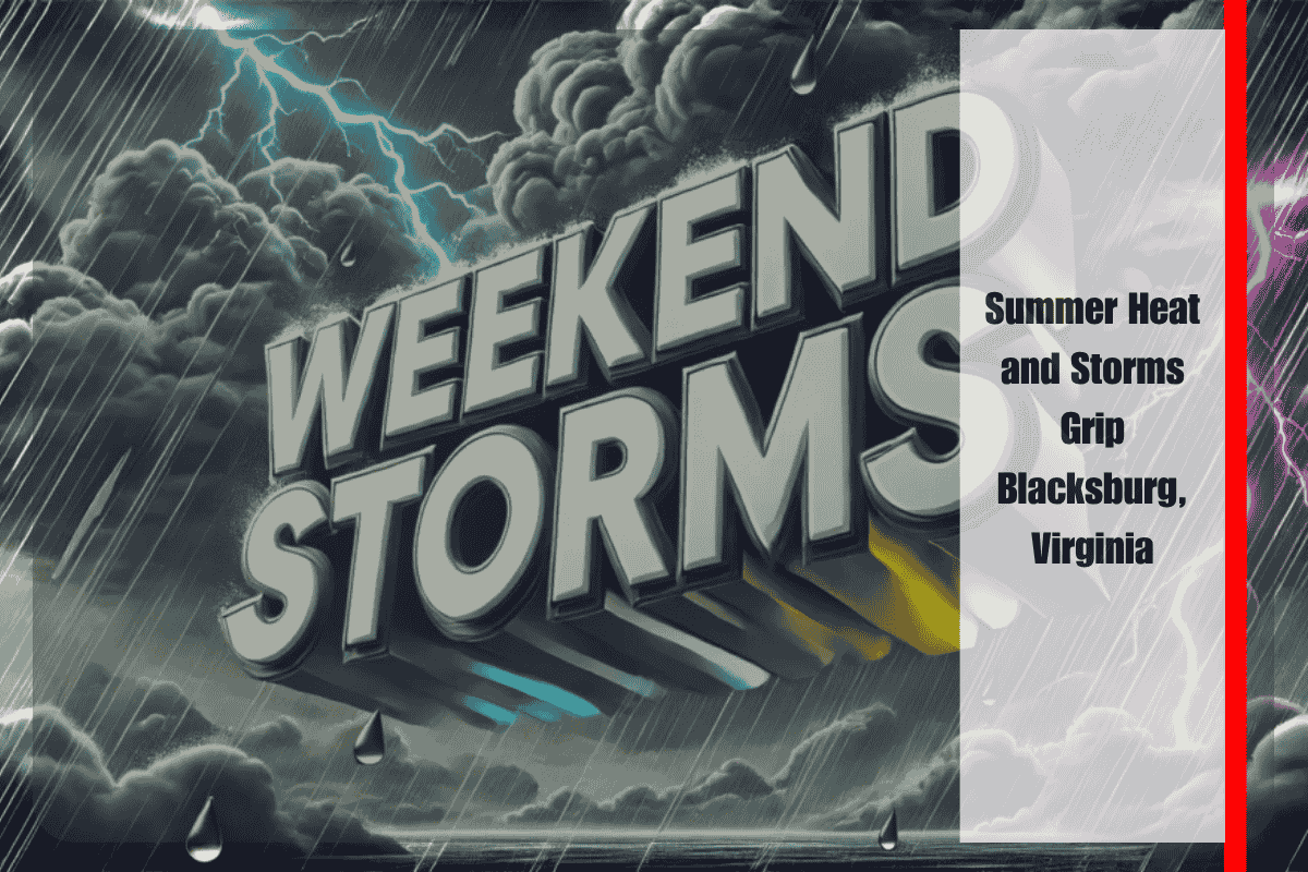 Summer Heat and Storms Grip Blacksburg, Virginia