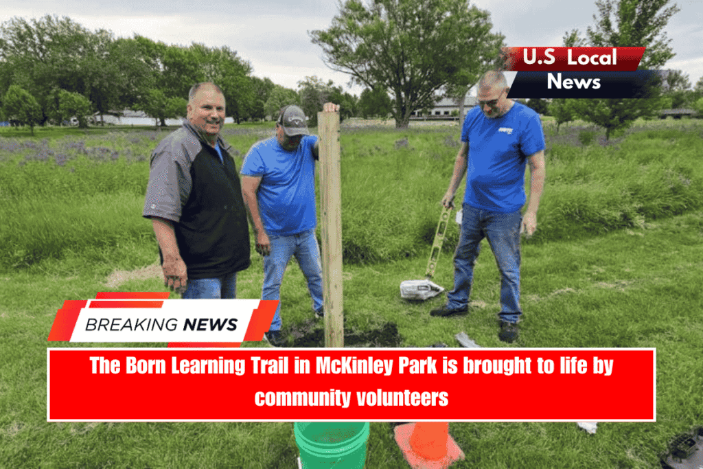 The Born Learning Trail in McKinley Park is brought to life by community volunteers