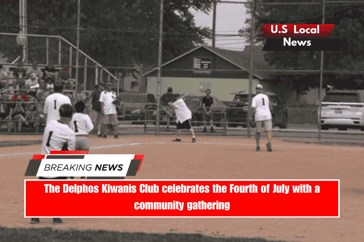 The Delphos Kiwanis Club celebrates the Fourth of July with a community gathering