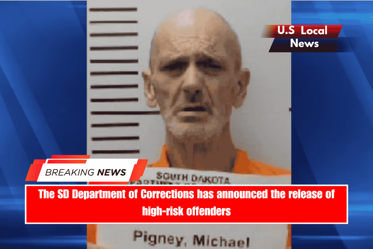 The SD Department of Corrections has announced the release of high-risk offenders