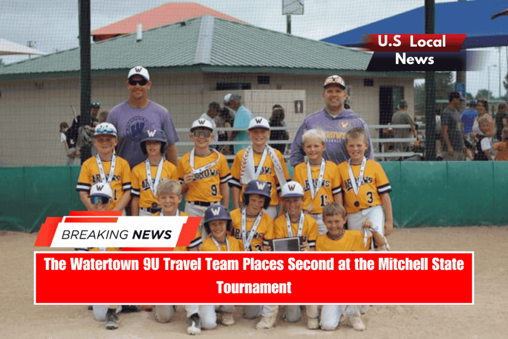 The Watertown 9U Travel Team Places Second at the Mitchell State Tournament