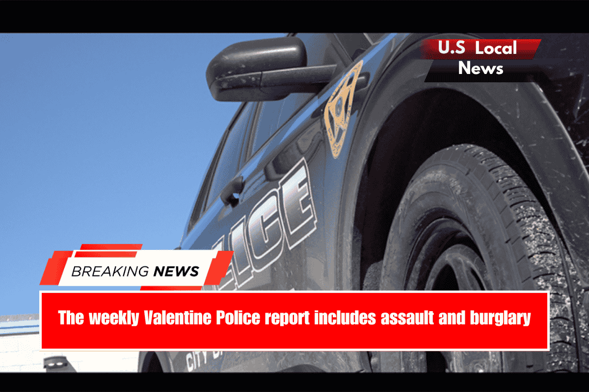 The weekly Valentine Police report includes assault and burglary