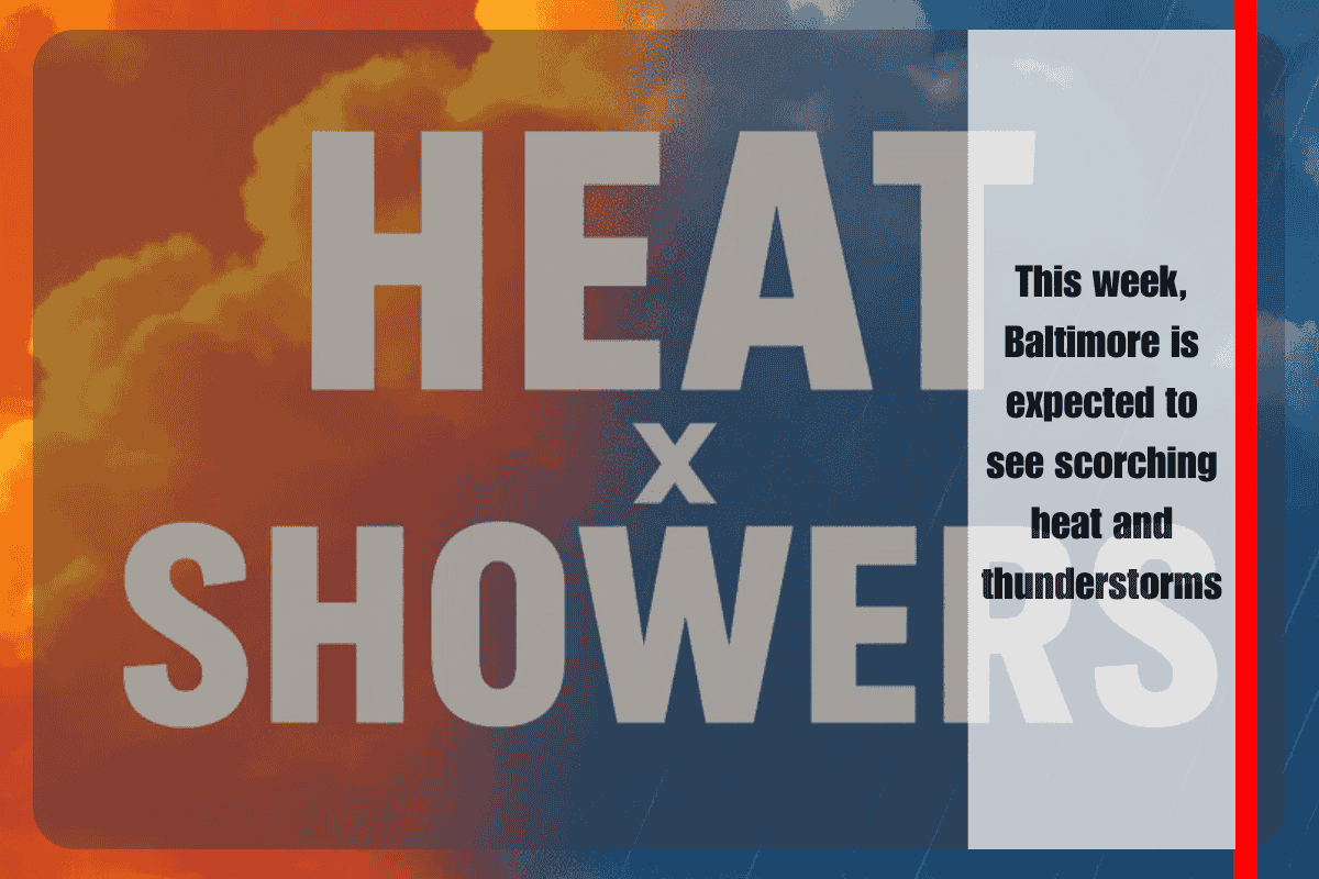 This week, Baltimore is expected to see scorching heat and thunderstorms