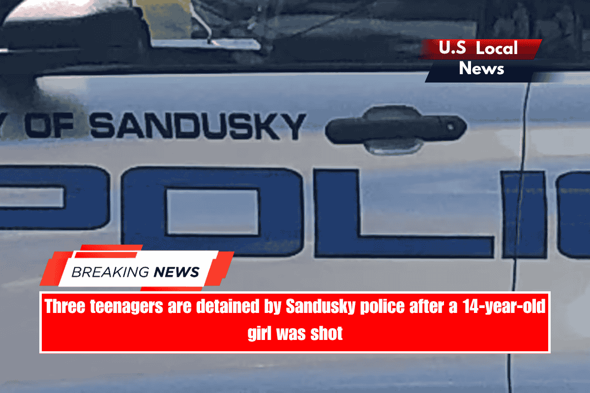 Three teenagers are detained by Sandusky police after a 14-year-old girl was shot