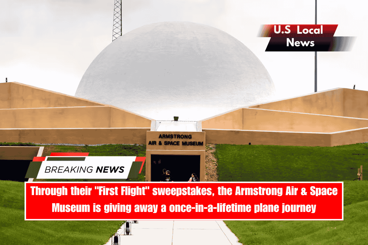 Through their First Flight sweepstakes, the Armstrong Air & Space Museum is giving away a once-in-a-lifetime plane journey