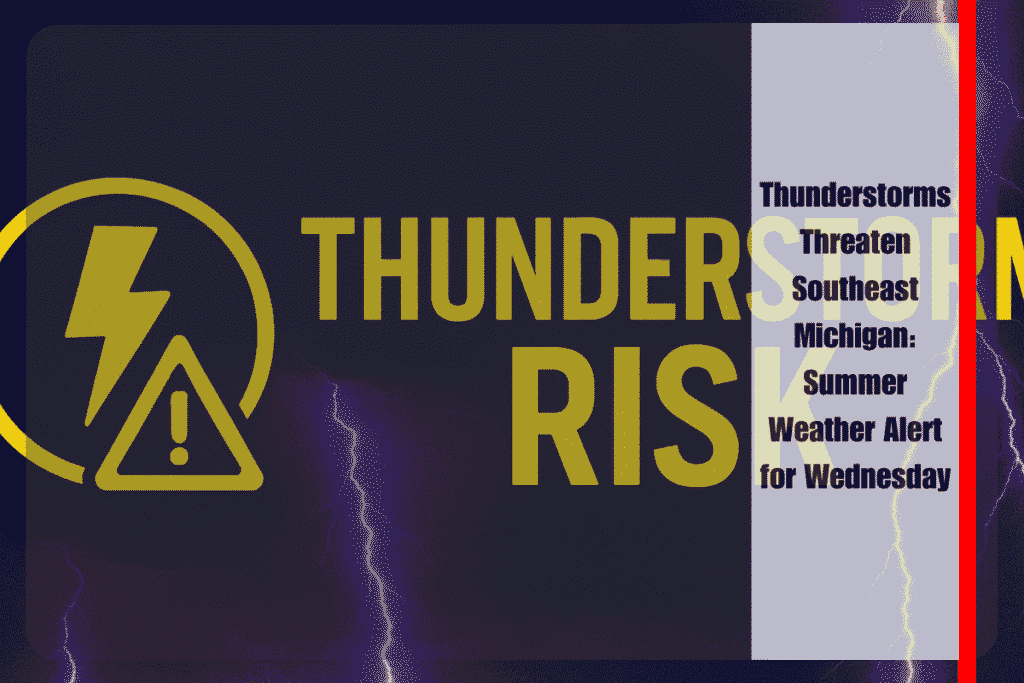 Thunderstorms Threaten Southeast Michigan Summer Weather Alert for Wednesday