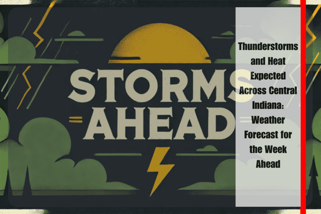 Thunderstorms and Heat Expected Across Central Indiana Weather Forecast for the Week Ahead