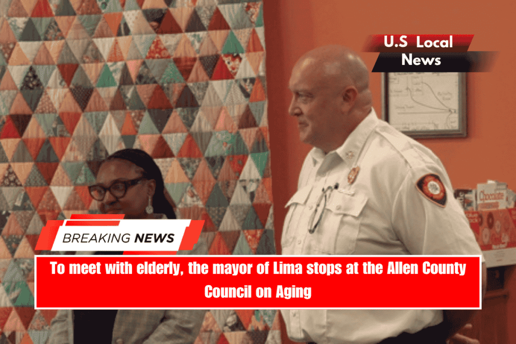 To meet with elderly, the mayor of Lima stops at the Allen County Council on Aging