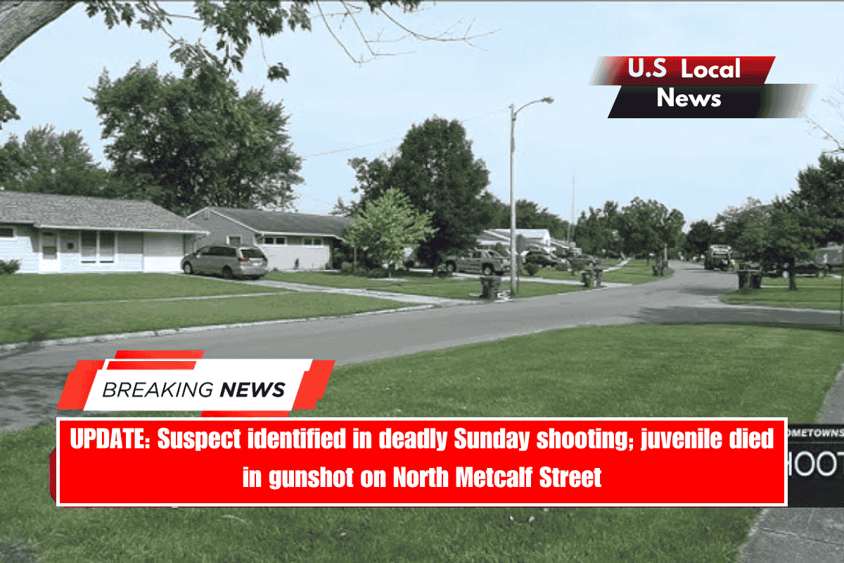UPDATE Suspect identified in deadly Sunday shooting; juvenile died in gunshot on North Metcalf Street
