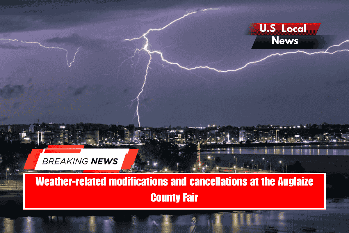 Weather-related modifications and cancellations at the Auglaize County Fair