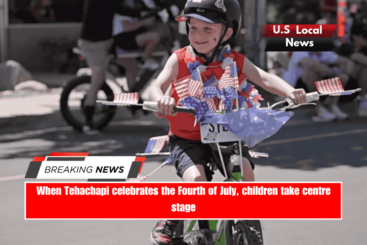 When Tehachapi celebrates the Fourth of July, children take centre stage