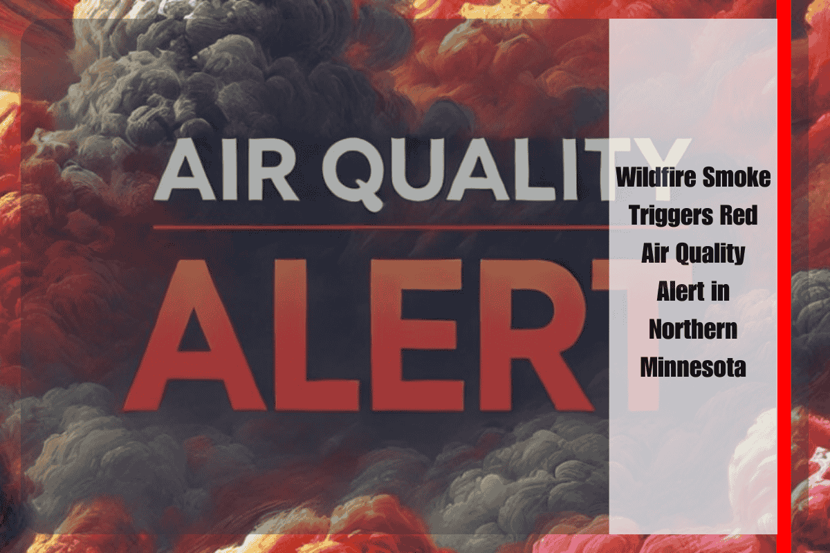 Wildfire Smoke Triggers Red Air Quality Alert in Northern Minnesota