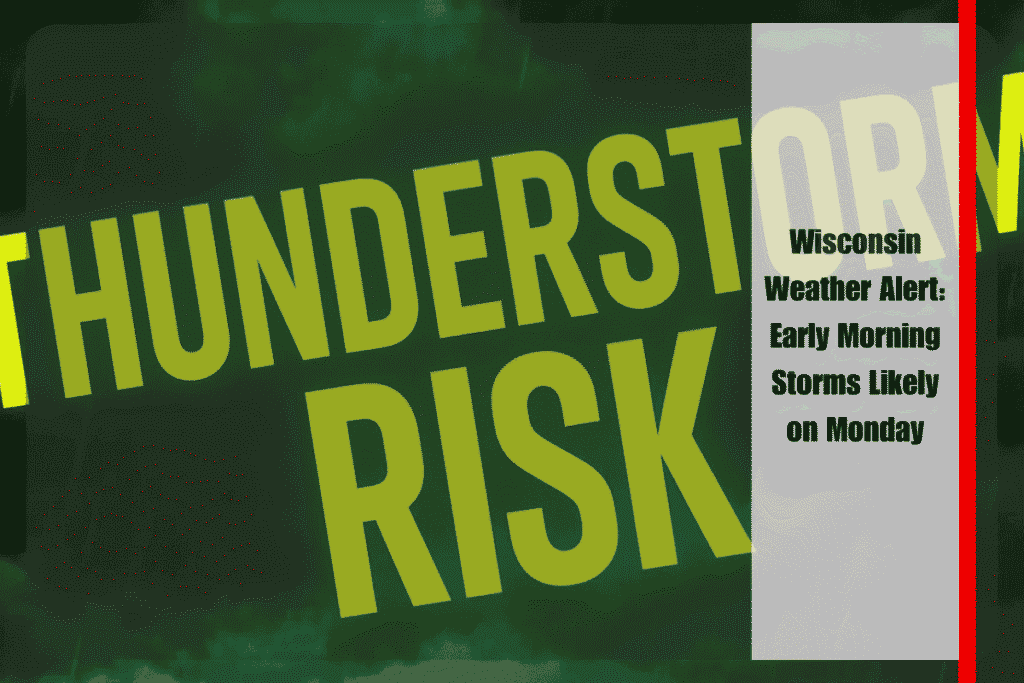 Wisconsin Weather Alert Early Morning Storms Likely on Monday