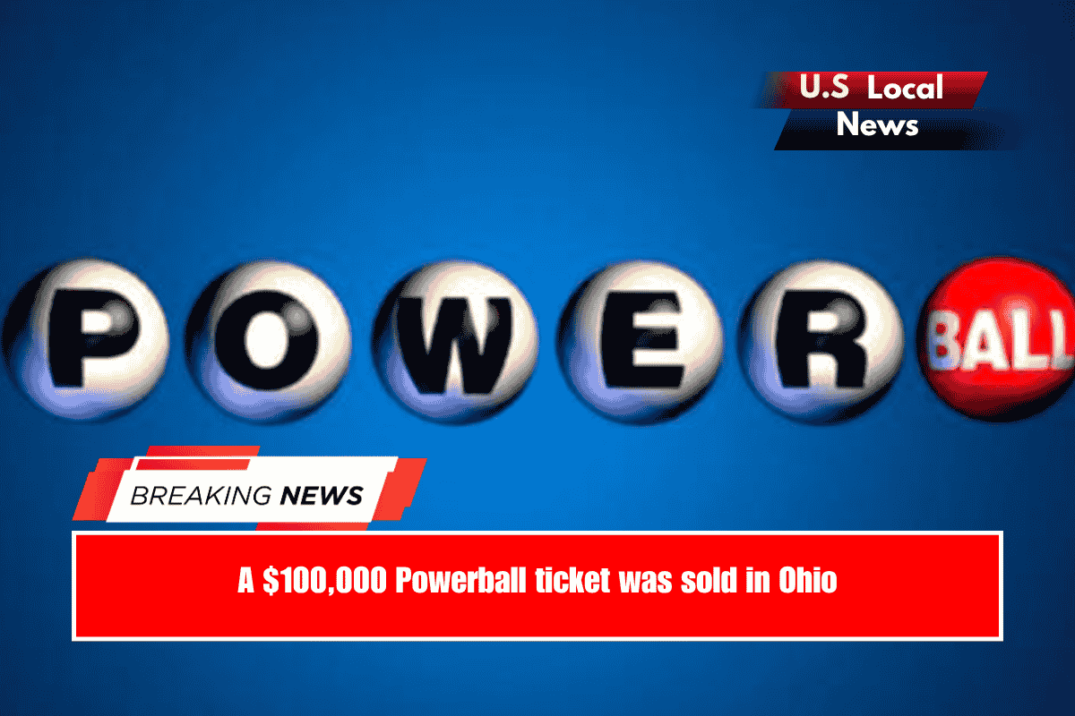 A $100,000 Powerball ticket was sold in Ohio