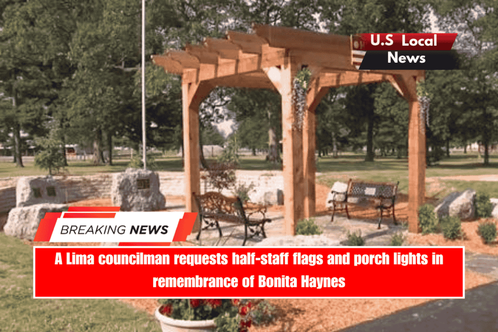 A Lima councilman requests half-staff flags and porch lights in remembrance of Bonita Haynes