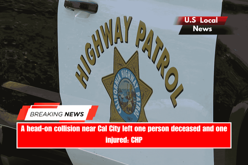 A head-on collision near Cal City left one person deceased and one injured CHP