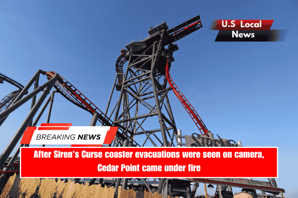 After Siren's Curse coaster evacuations were seen on camera, Cedar Point came under fire