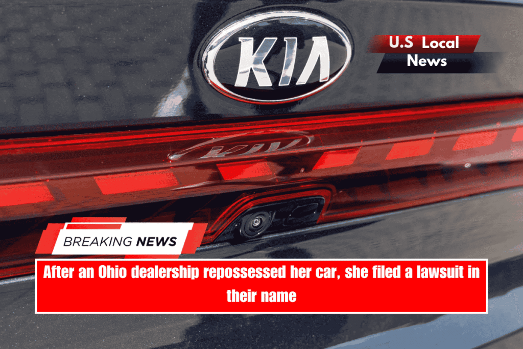 After an Ohio dealership repossessed her car, she filed a lawsuit in their name