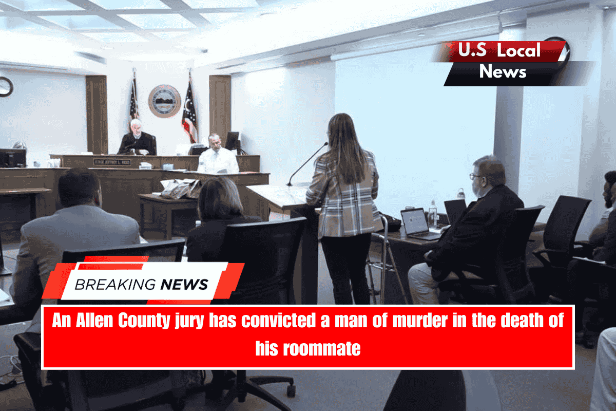 An Allen County jury has convicted a man of murder in the death of his roommate
