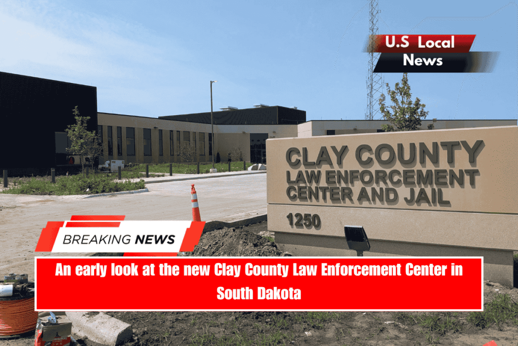 An early look at the new Clay County Law Enforcement Center in South Dakota