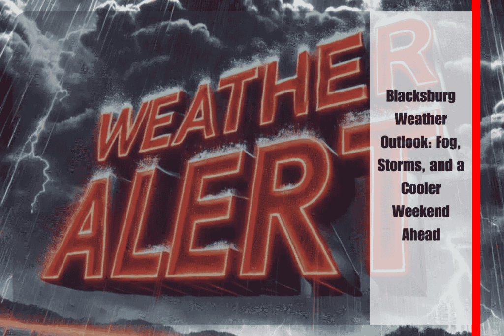 Blacksburg Weather Outlook Fog, Storms, and a Cooler Weekend Ahead