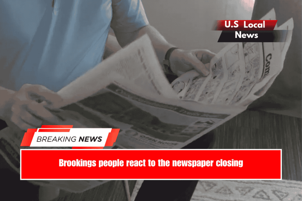 Brookings people react to the newspaper closing