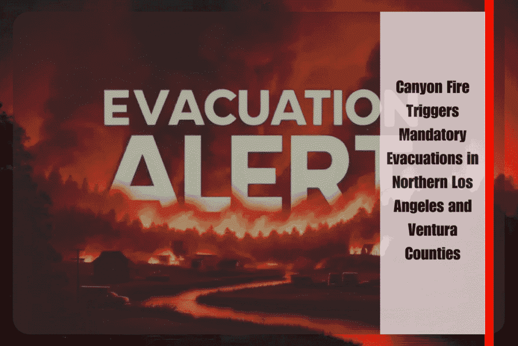 Canyon Fire Triggers Mandatory Evacuations in Northern Los Angeles and Ventura Counties