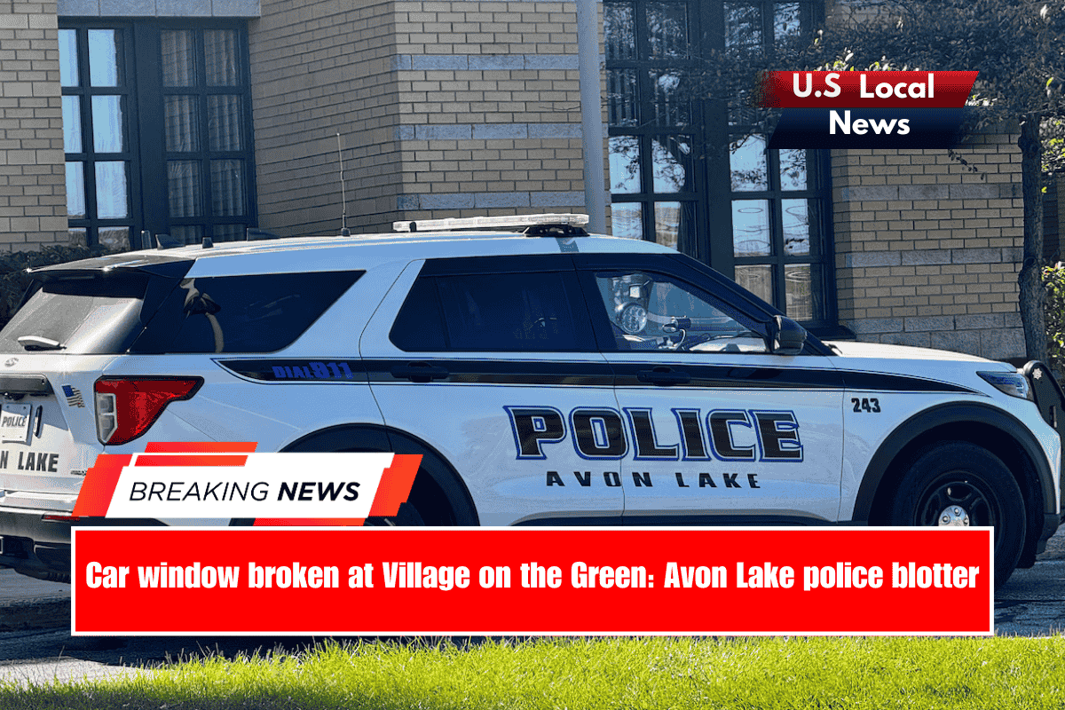 Car window broken at Village on the Green Avon Lake police blotter