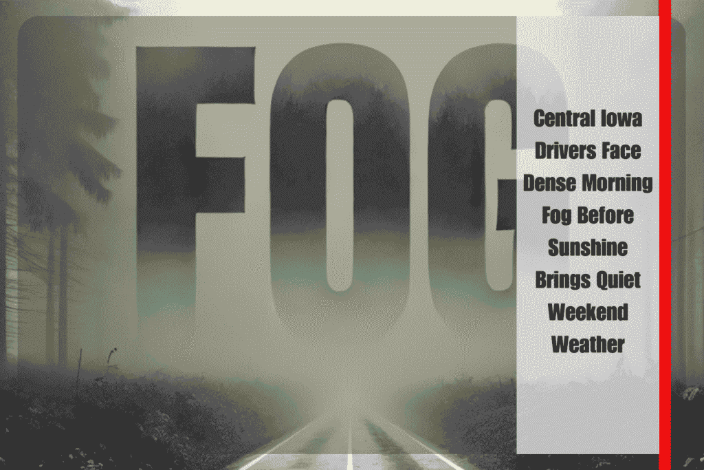 Central Iowa Drivers Face Dense Morning Fog Before Sunshine Brings Quiet Weekend Weather