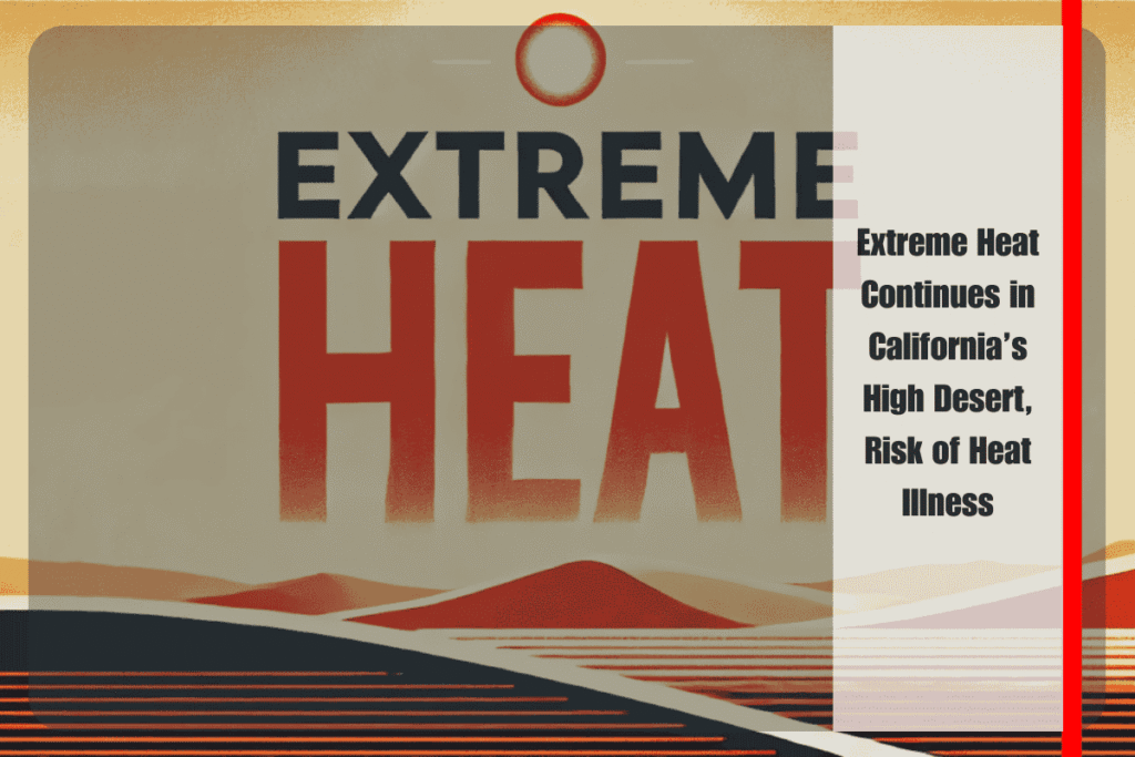 Extreme Heat Continues in California’s High Desert, Risk of Heat Illness