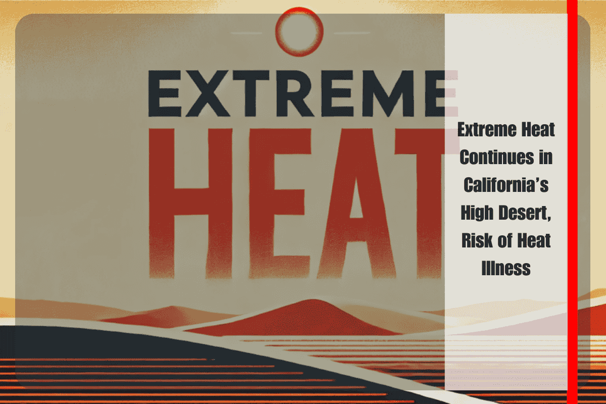 Extreme Heat Continues in California’s High Desert, Risk of Heat Illness