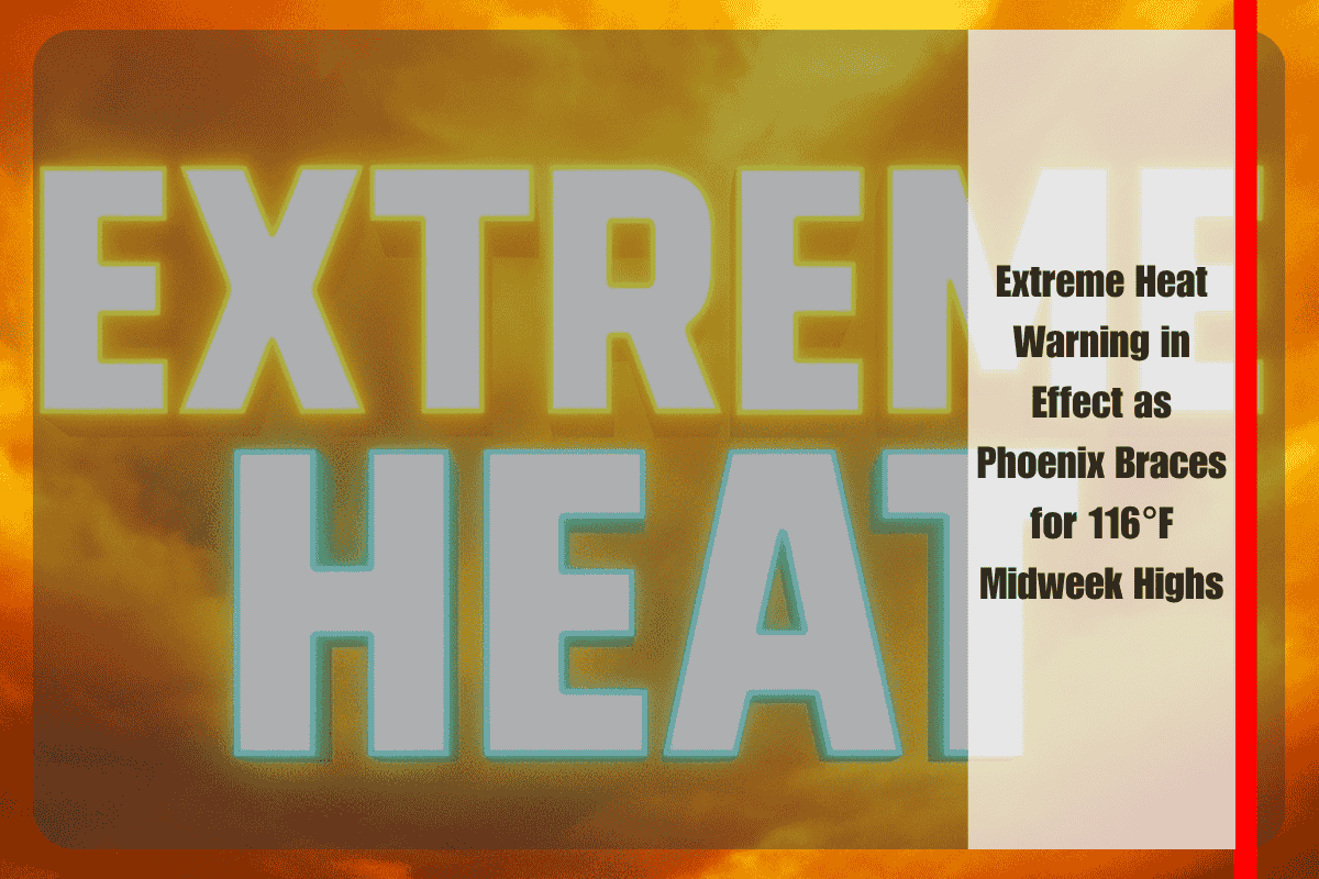 Extreme Heat Warning in Effect as Phoenix Braces for 116°F Midweek Highs