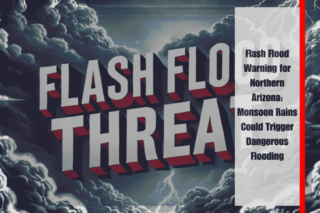 Flash Flood Warning for Northern Arizona Monsoon Rains Could Trigger Dangerous Flooding