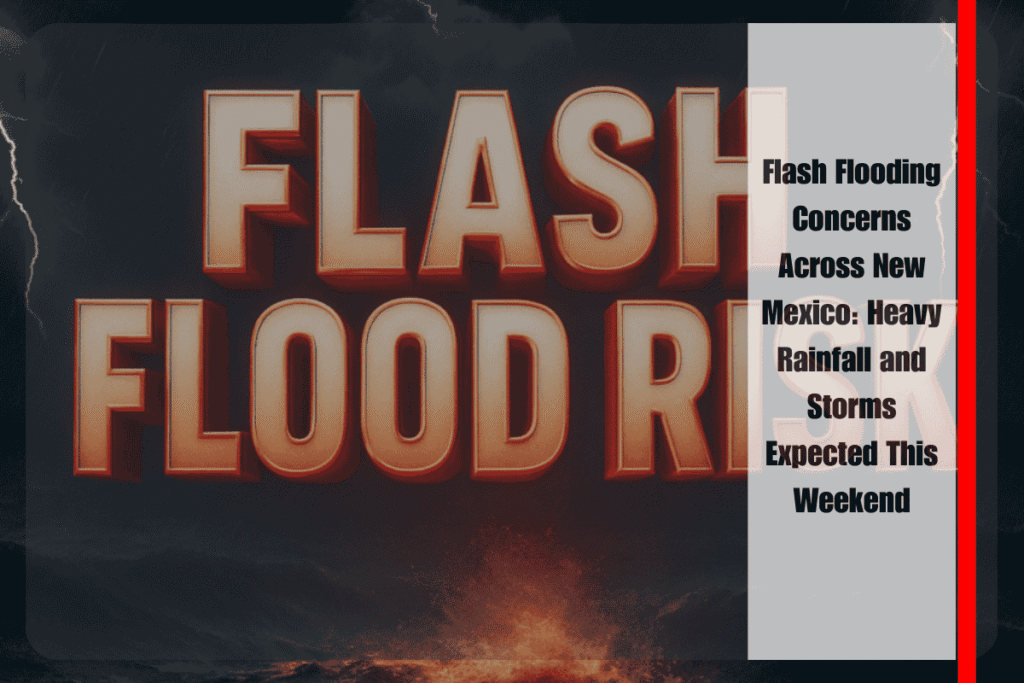 Flash Flooding Concerns Across New Mexico Heavy Rainfall and Storms Expected This Weekend