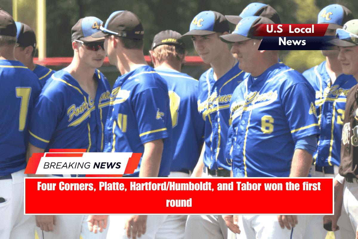Four Corners, Platte, HartfordHumboldt, and Tabor won the first round