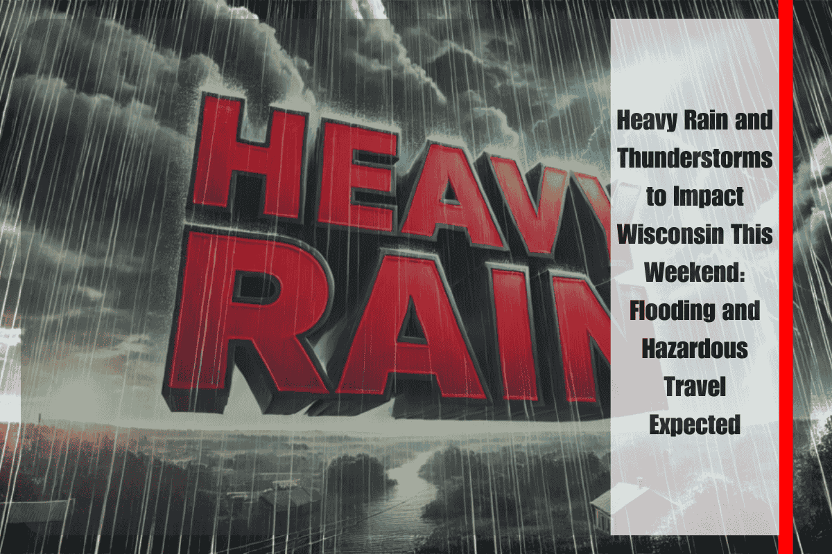 Heavy Rain and Thunderstorms to Impact Wisconsin This Weekend Flooding and Hazardous Travel Expected