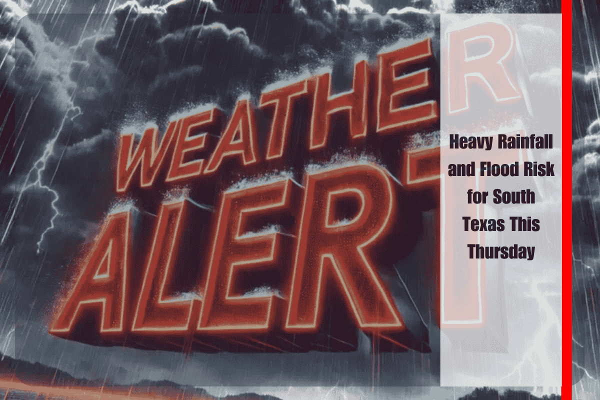 Heavy Rainfall and Flood Risk for South Texas This Thursday