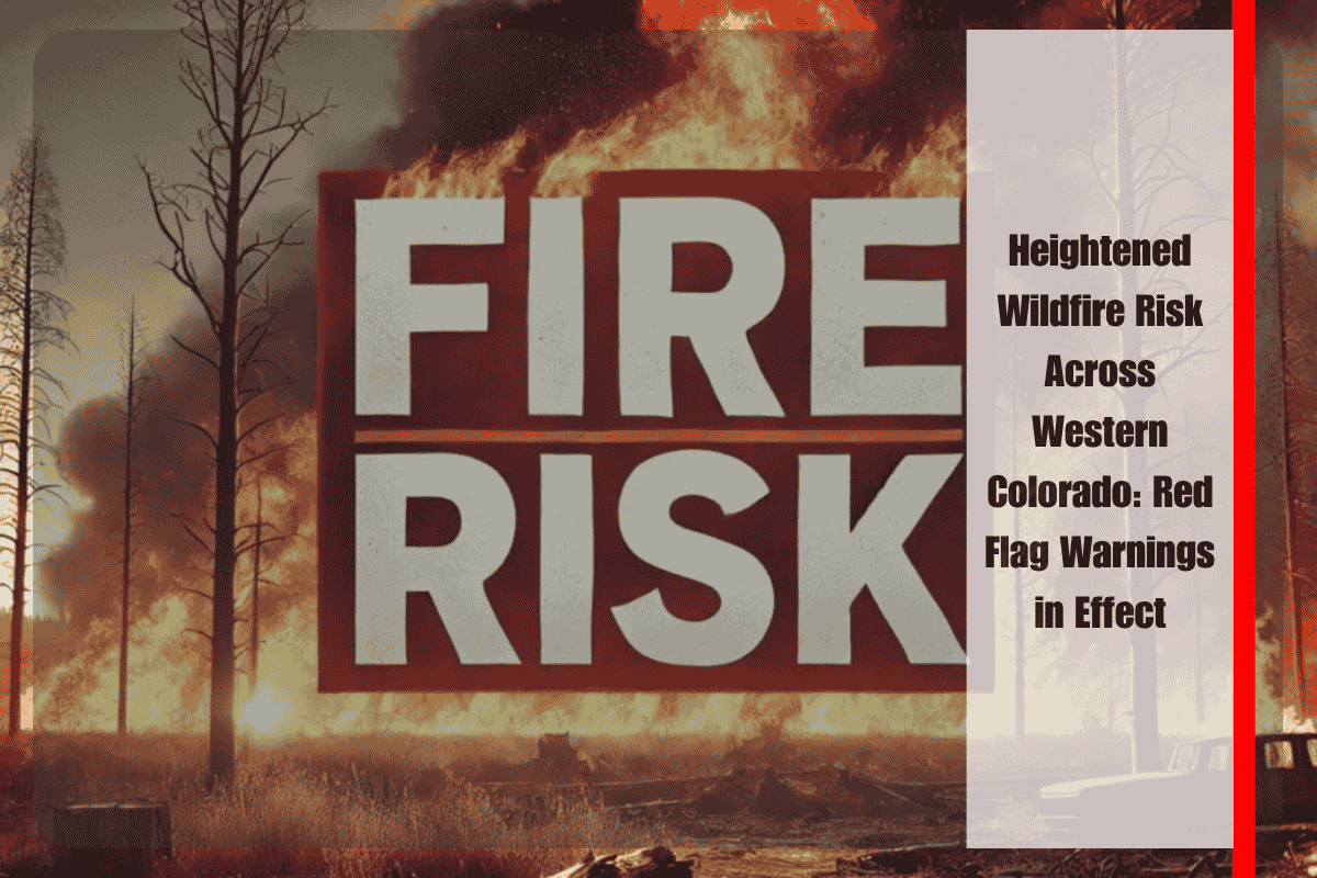 Heightened Wildfire Risk Across Western Colorado Red Flag Warnings in Effect