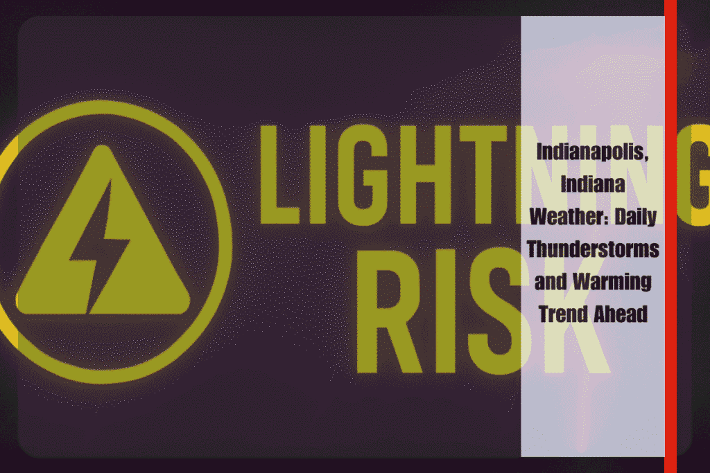 Indianapolis, Indiana Weather Daily Thunderstorms and Warming Trend Ahead