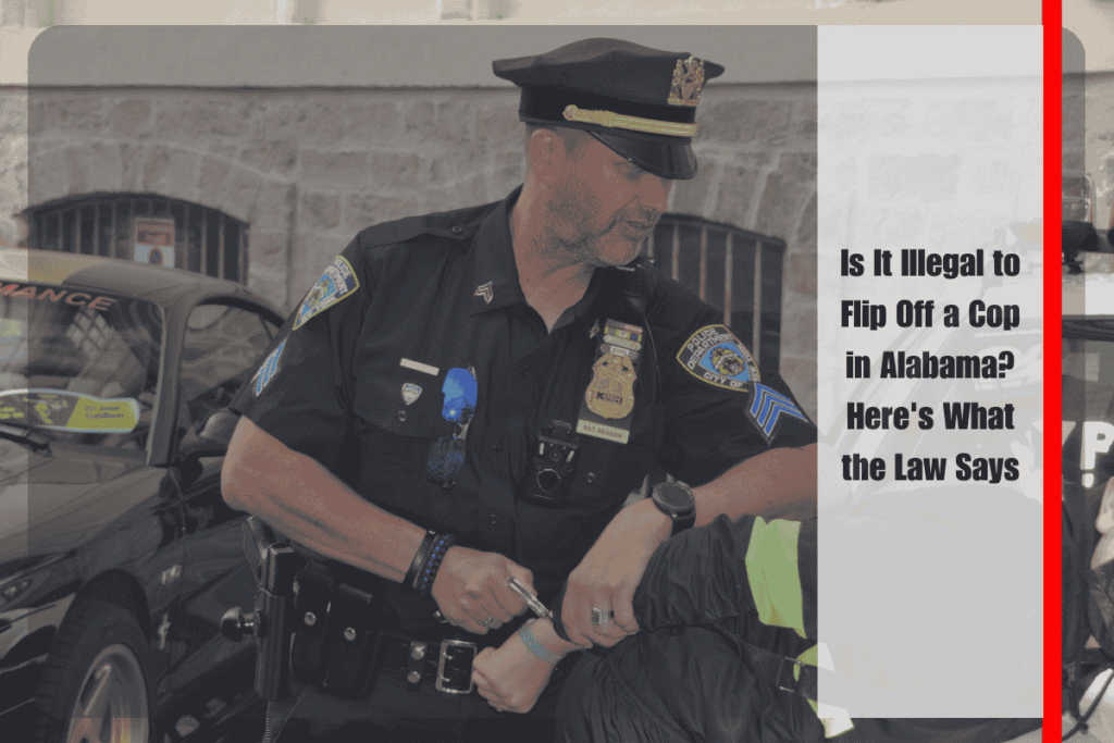 Is It Illegal to Flip Off a Cop in Alabama Here's What the Law Says