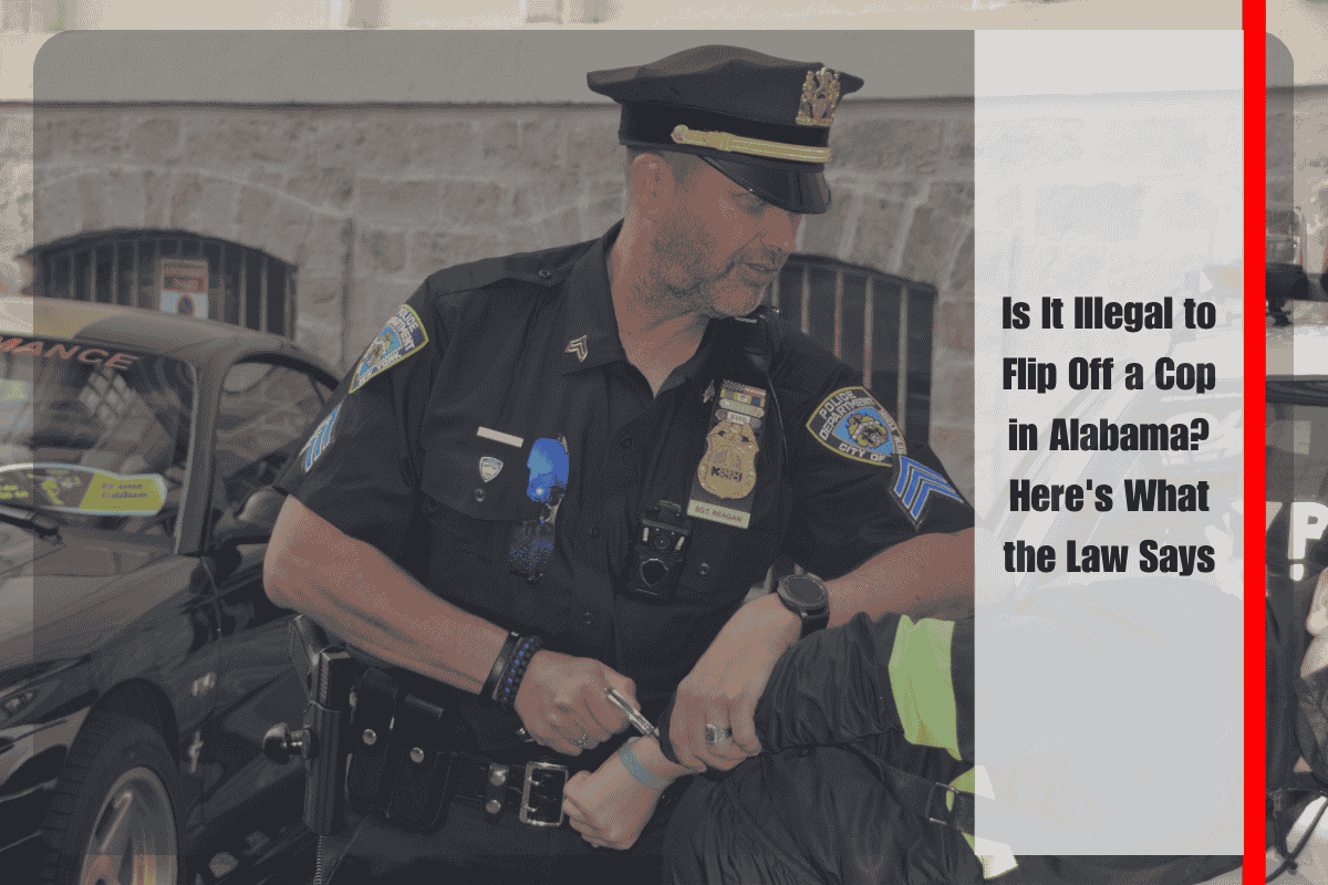 Is It Illegal to Flip Off a Cop in Alabama Here's What the Law Says
