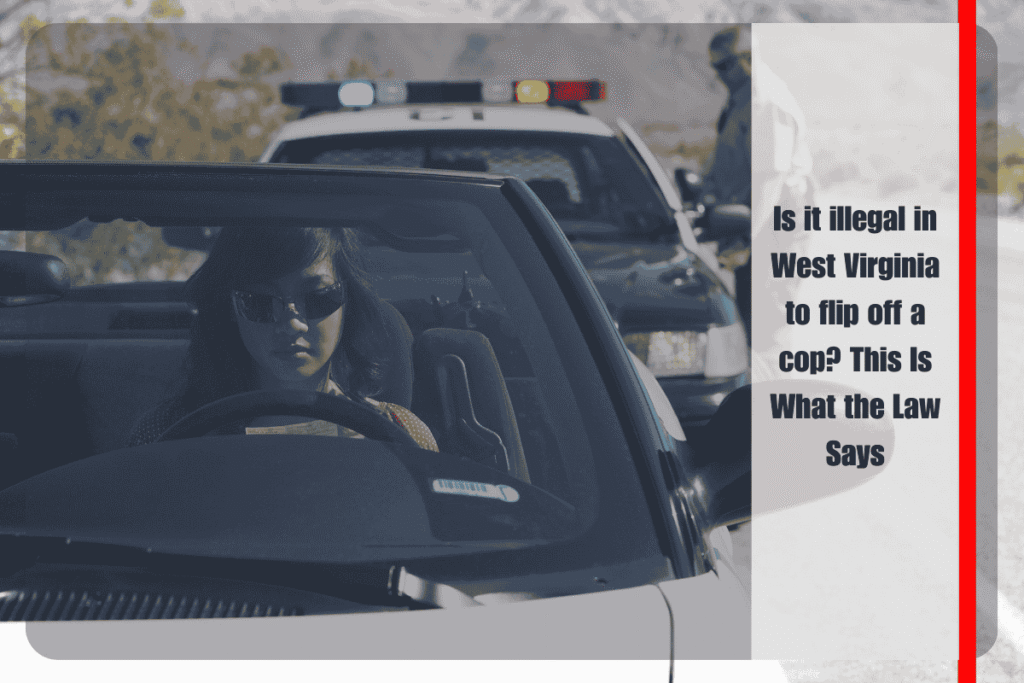 Is it illegal in West Virginia to flip off a cop This Is What the Law Says
